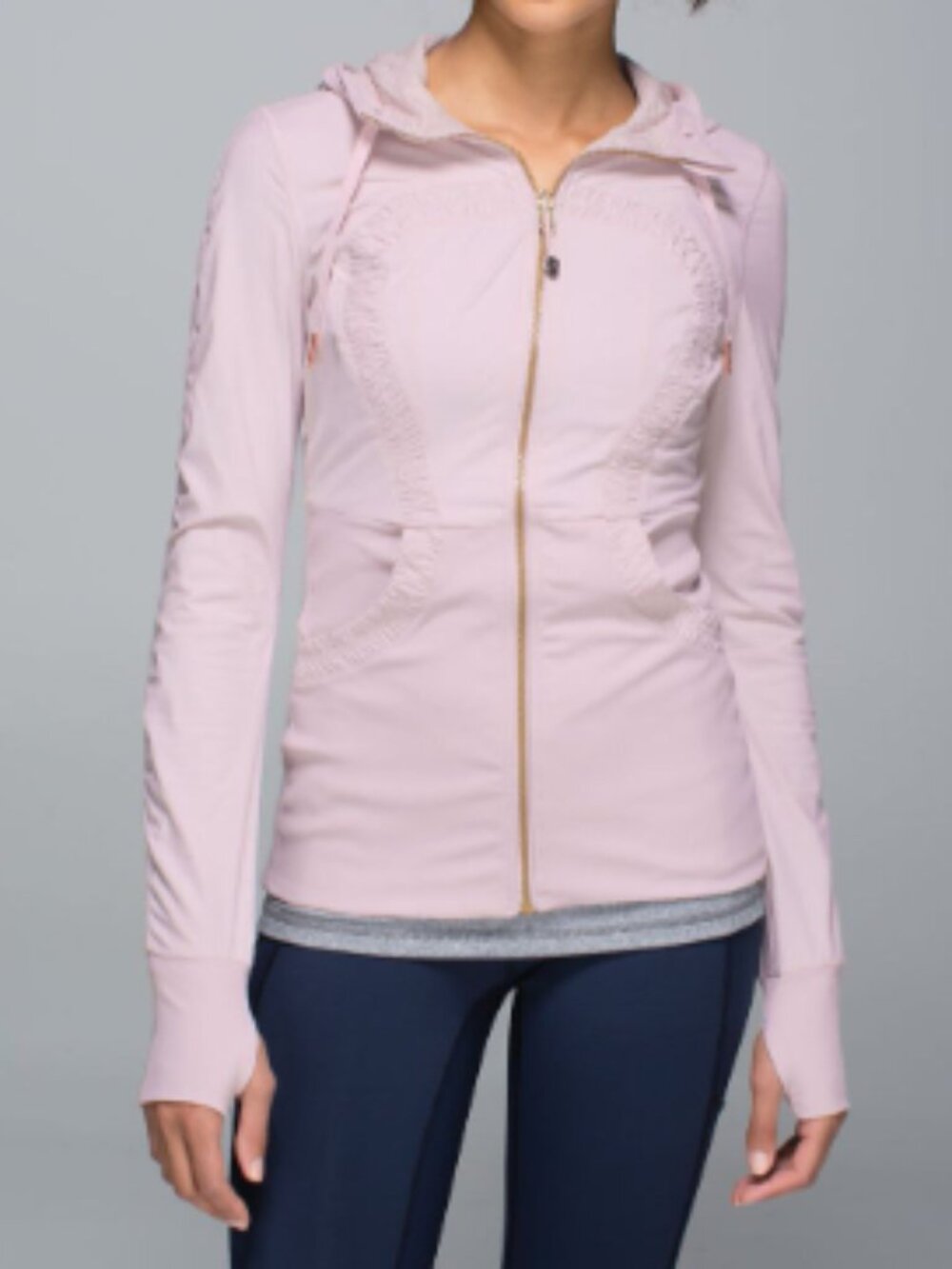 Lululemon Dance Studio Jacket III Neutral Blush Size 12